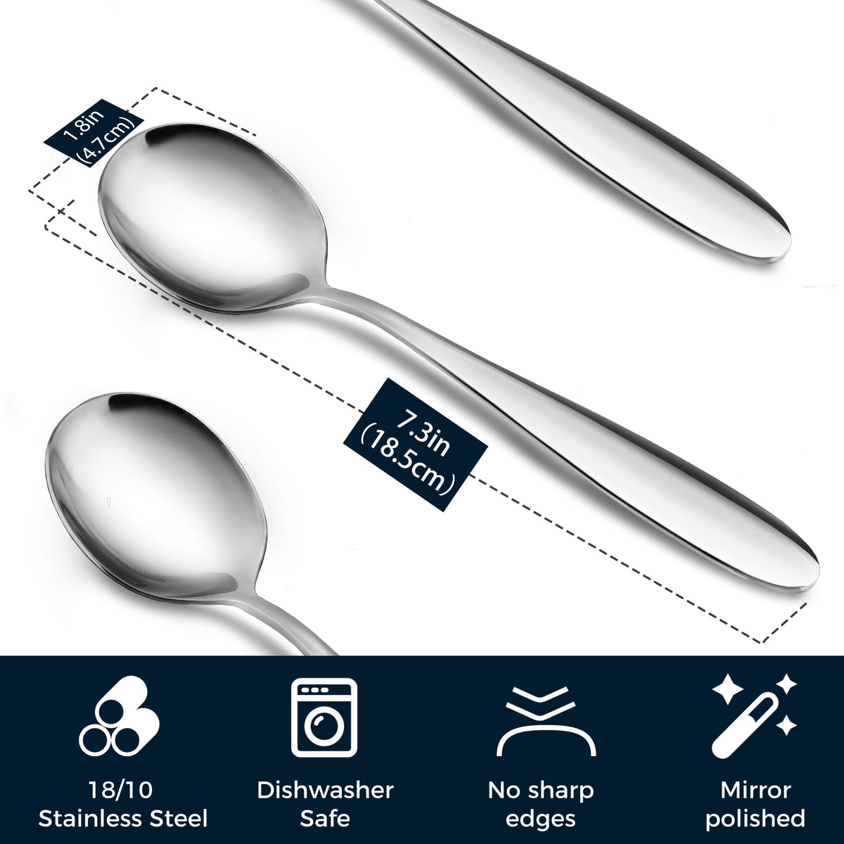 IFERRENS versatile spoon for cereal, bouillon or dessert