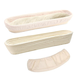 Ifory Banneton bread proofing basket 15-inch natural rattan weave for even dough proving.