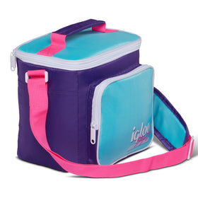 Igloo 90s Retro Square Lunch Box Purple with retro styling for everyday lunches