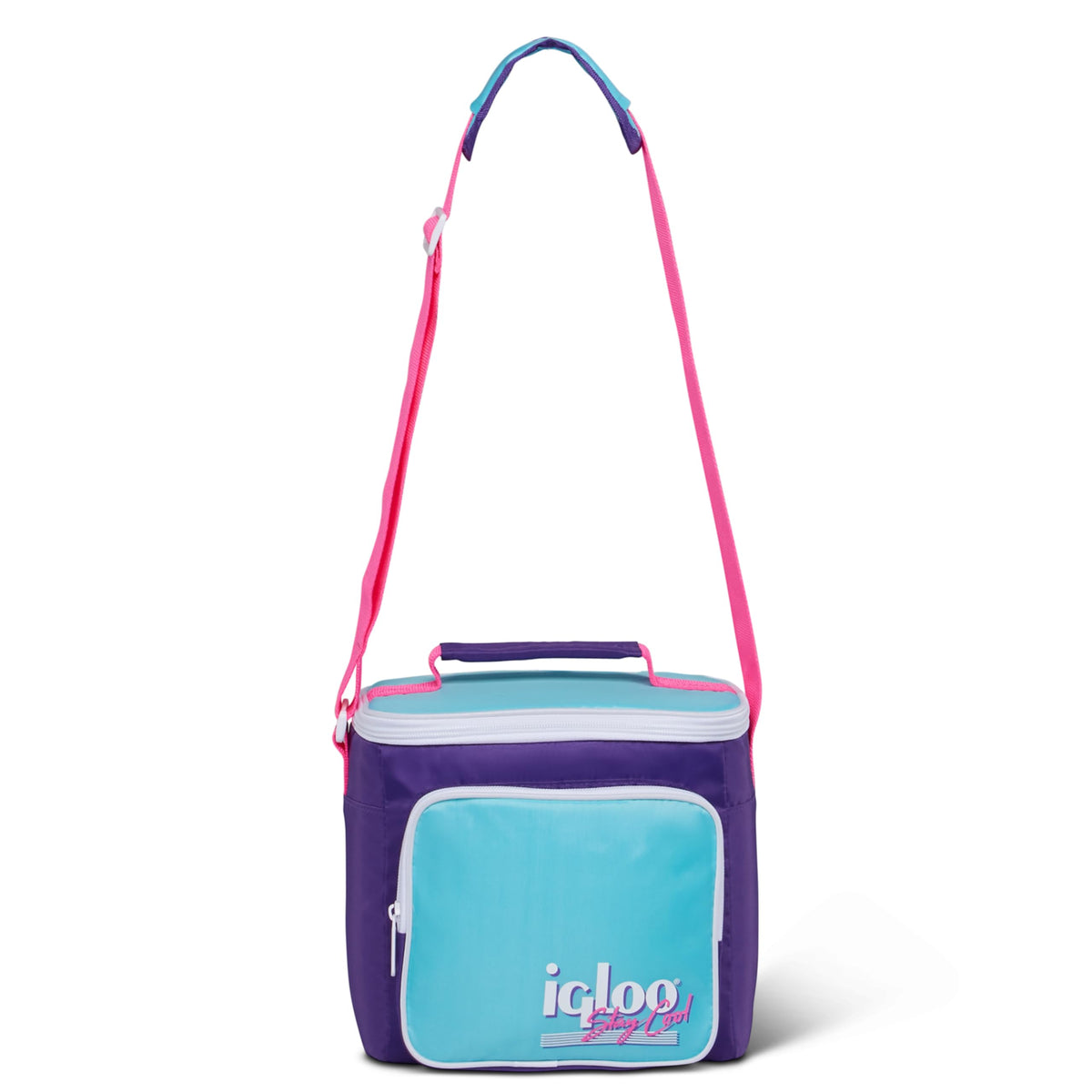 Igloo 90s Retro Square Lunch Box Lightweight design for everyday portability