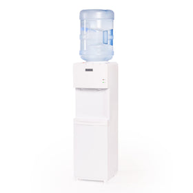 Igloo top-loading water cooler front view with accessible jug loading for quick hydration