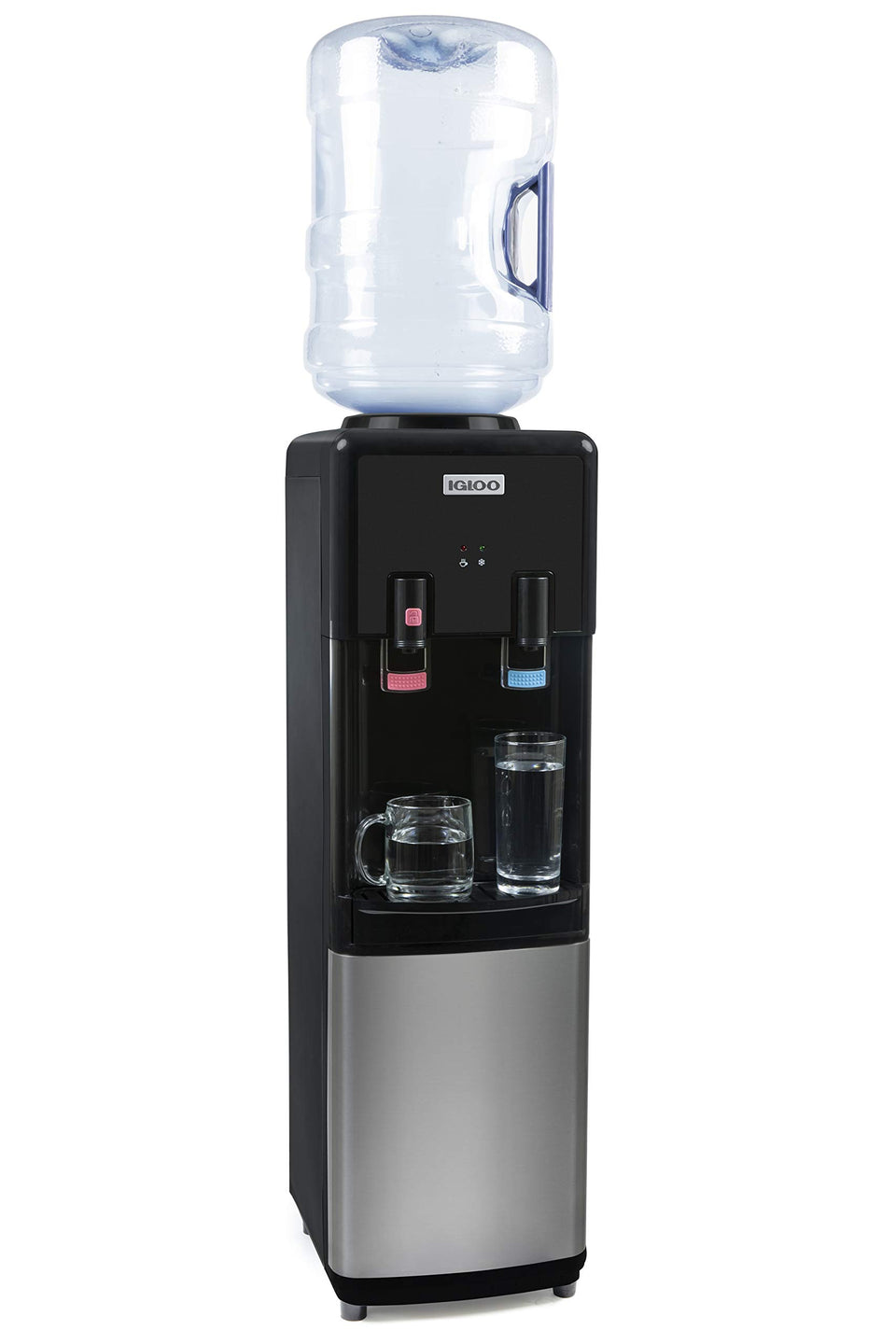 Igloo top-loading water cooler hot water spigot ready for hot beverages