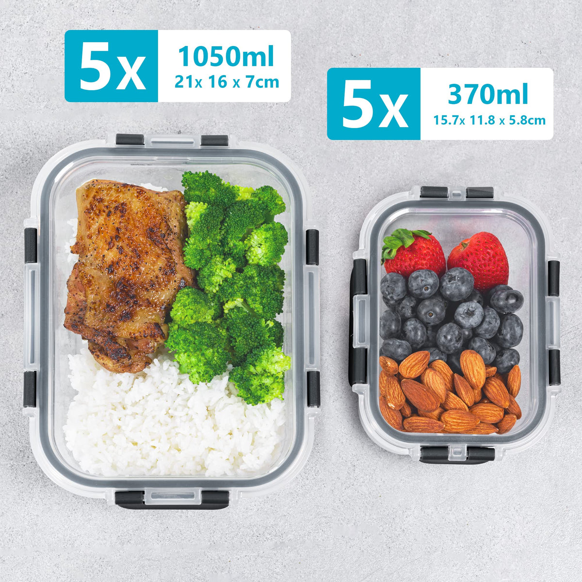 Igluu Meal Prep 1050ml lid-off for oven-safe reheats and simple storage.