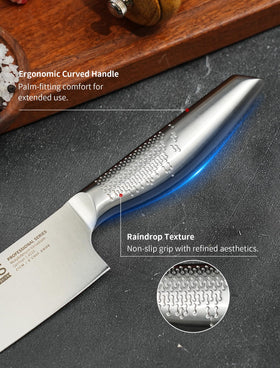 IGNITED CUTLERY German 1.4116 steel profile highlighting durability and corrosion resistance.