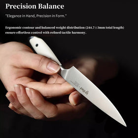 IGNITED CUTLERY full-tang construction for balance.