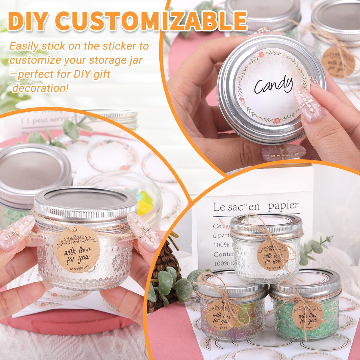 igoelove jars for candles bath salts or cosmetics