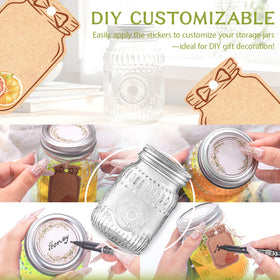igoelove versatile jar doubles as DIY vase or candle holder.