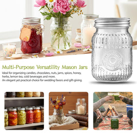 igoelove 16oz jar perfect for overnight oats and dressings.