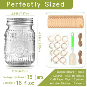 igoelove two-piece lid seals jars to keep jams and spices fresh.