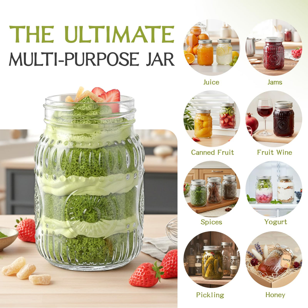 igoelove jars ideal for wedding favors and centerpieces.