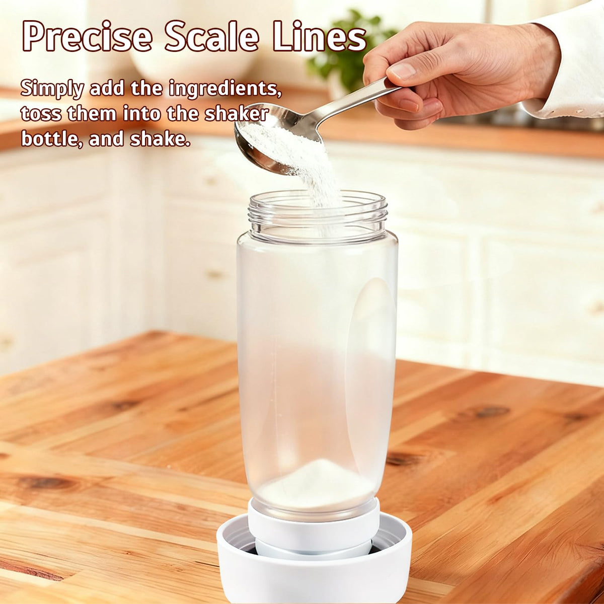 IGRARK batter dispenser with whisk ball for lump-free batter.