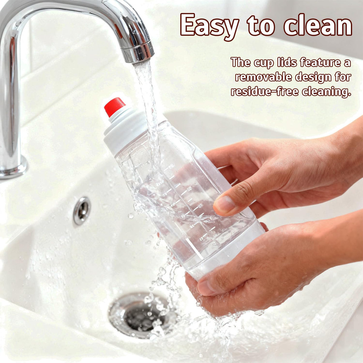 IGRARK drip-resistant dispenser keeps pans clean.