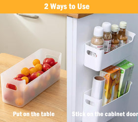 IGUOCY durable plastic construction supports daily kitchen storage.
