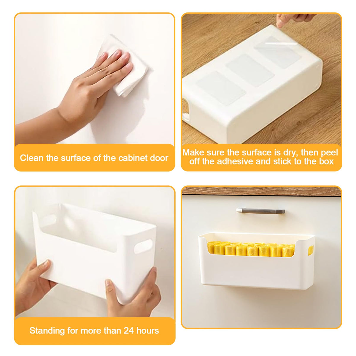 IGUOCY sponges, foil, and wrap storage for quick, organized access.