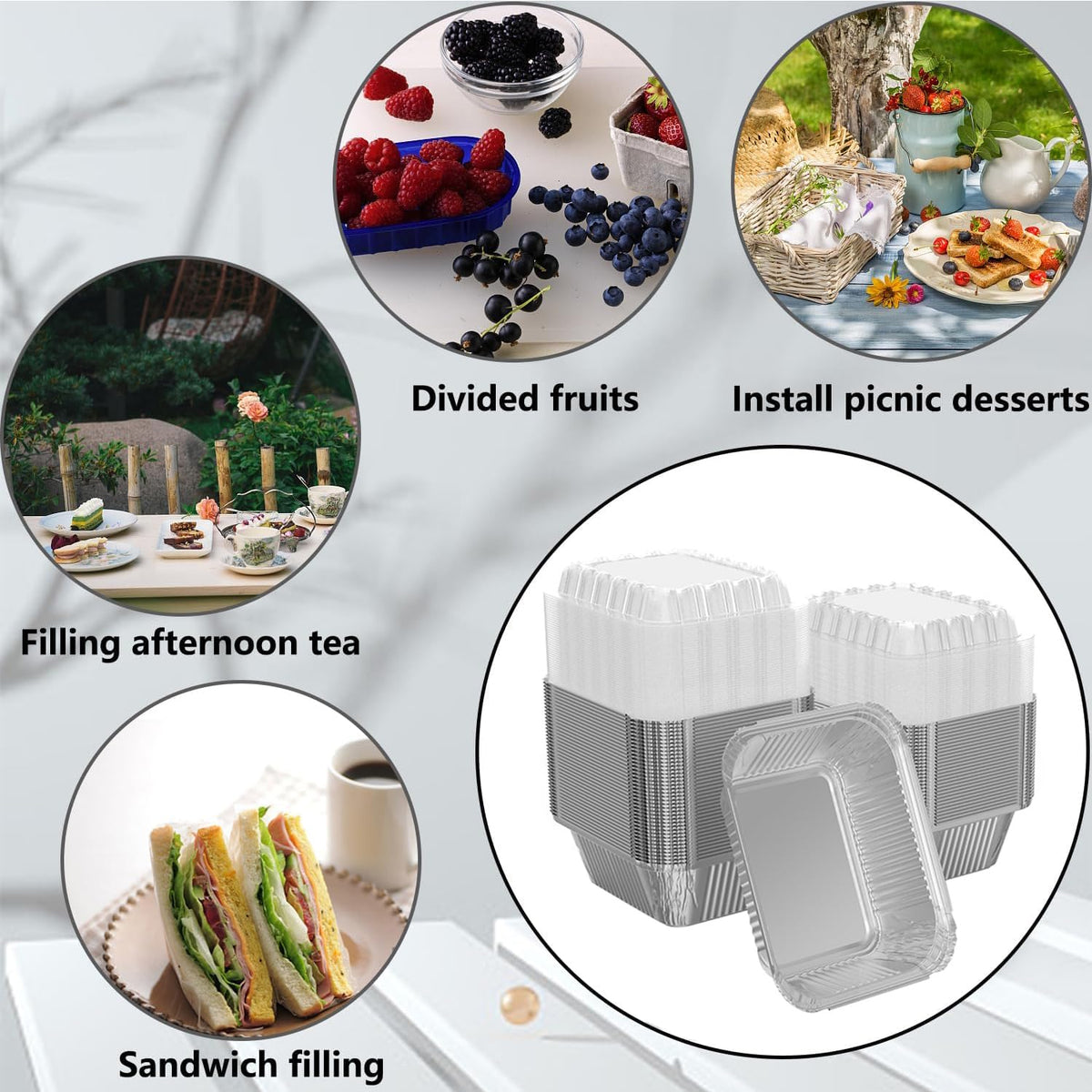 iHomeSet lids seal spills and keep food fresh for travel.