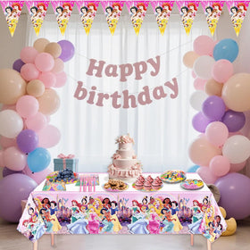 IIDEA princess florals decorative motifs enhance the magical birthday atmosphere