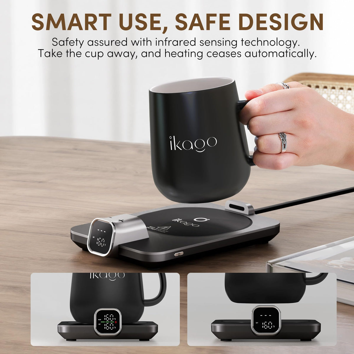 Ikago warmer with 1°F precision temperature control