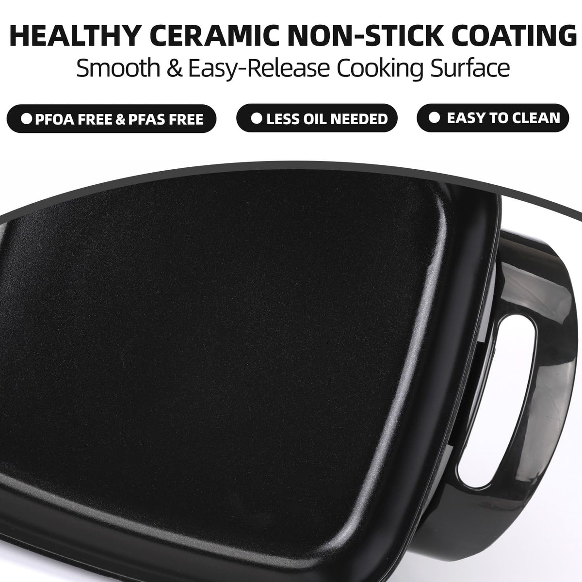 I-Keukenn cool-touch handles for safe, comfortable handling