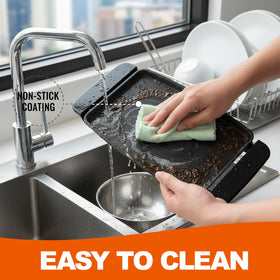I-Keukenn griddle easy cleanup after meals