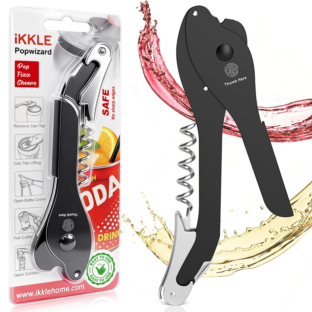 ikkle Compact Design fits pockets for travel or camping