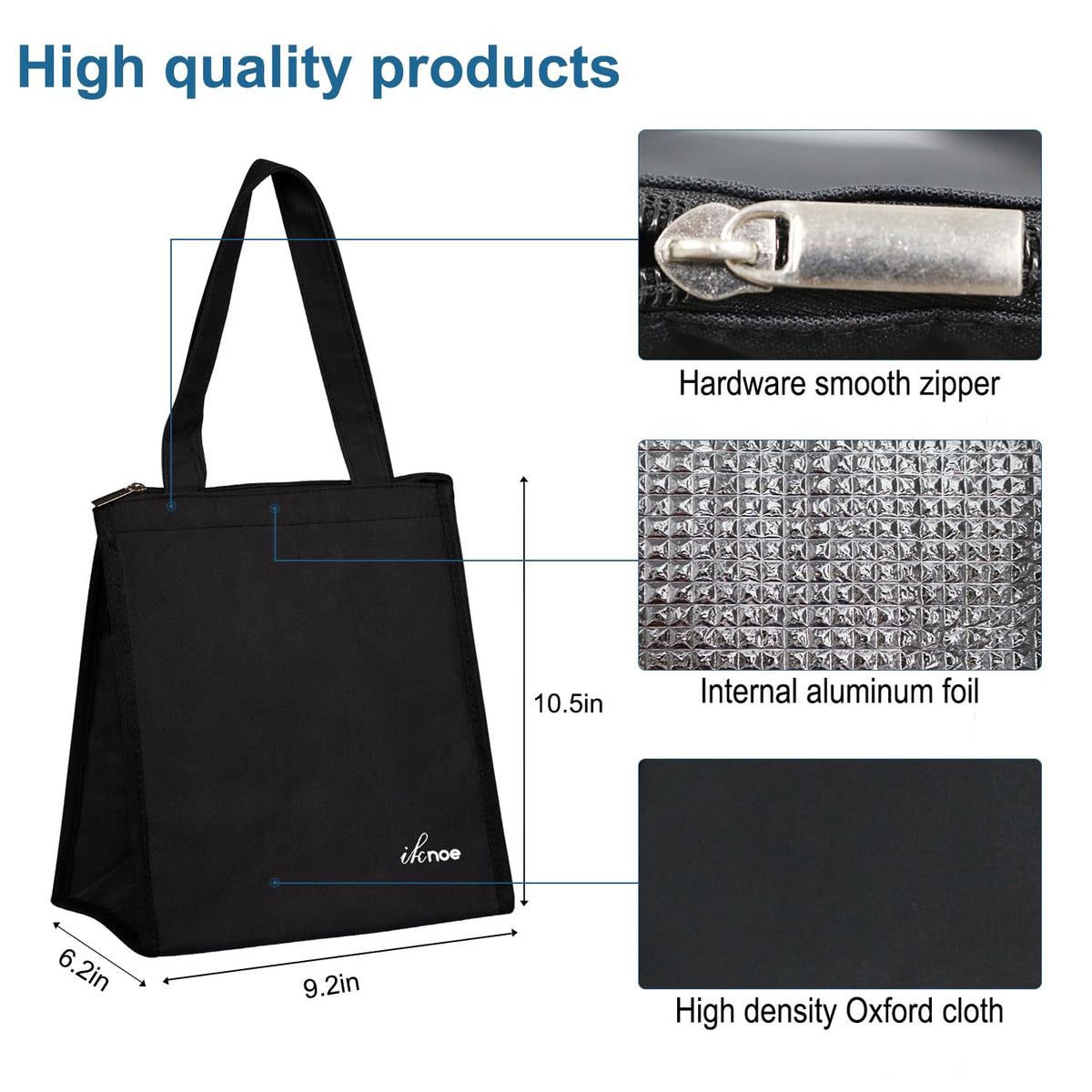 iknoe versatile bag suitable for picnics, office meals, and beach days.