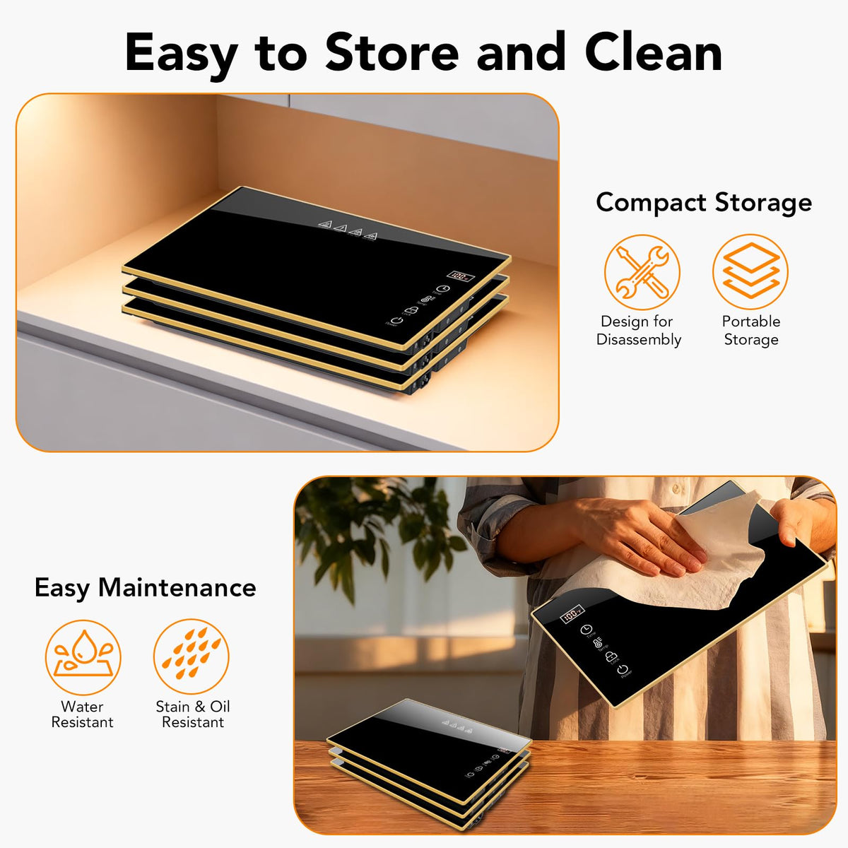 IKT warming tray expandable modular system adapts to any gathering