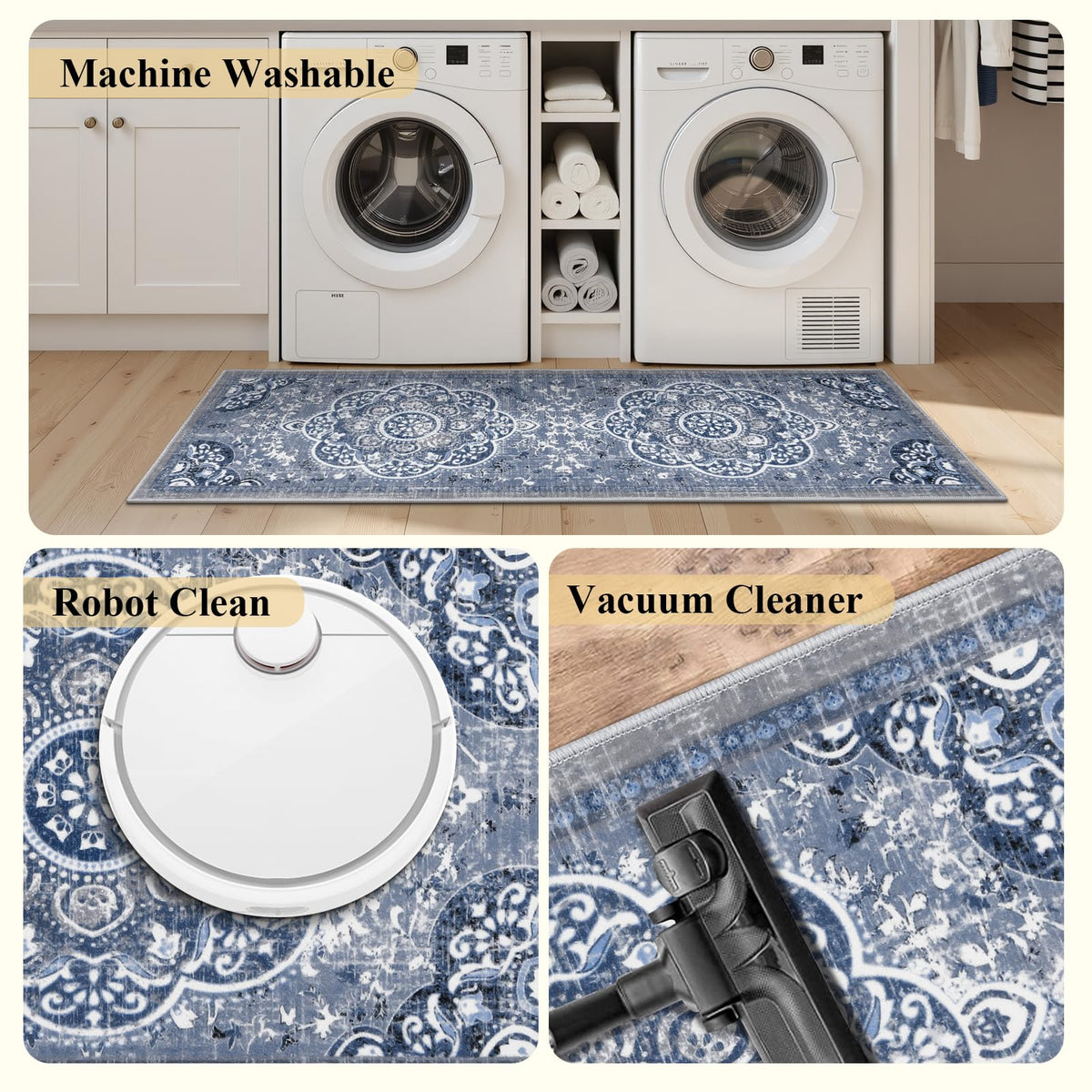 Ileading kitchen runner fits laundry rooms and hallways for warm spaces