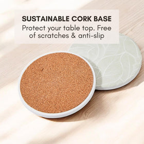 ilohaus Gift-Ready Coaster Set makes a stylish housewarming or wedding present
