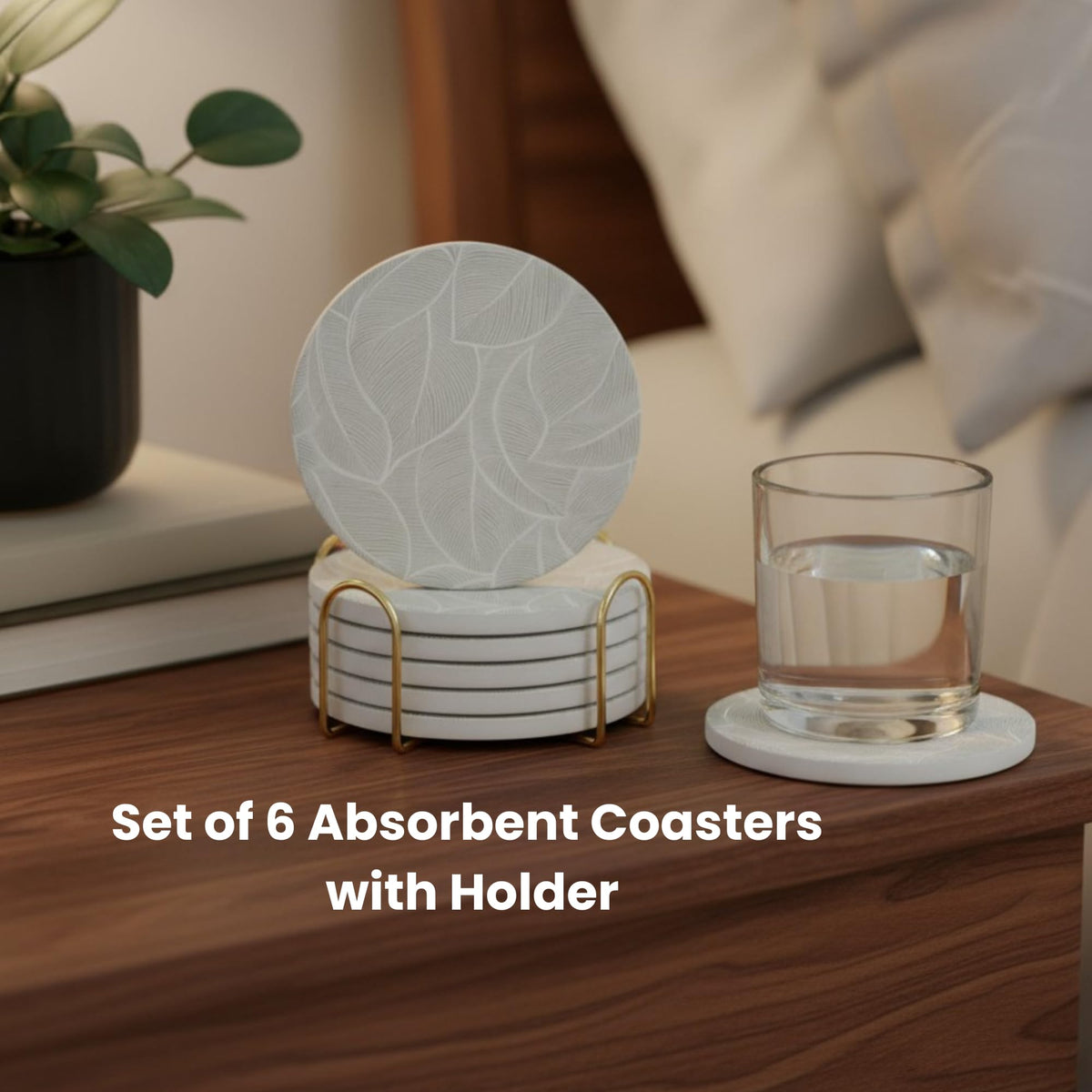 ilohaus Modern Decor Coaster Design adds terrazzo flair to tables