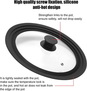 ILOVYO Universal Lid tempered glass for durability and visibility