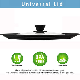 ILOVYO vented lid design promotes steam release during simmering.