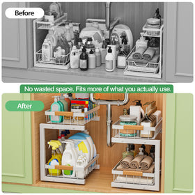 ilvvan black-finish metal construction offers durable, rust-resistant storage.