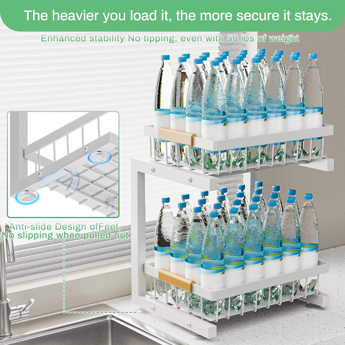 ilvvan umbrella expansion height adjustment lets you fit taller items.