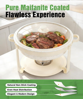 IMACONE chafing dish stackable design saves storage space for events