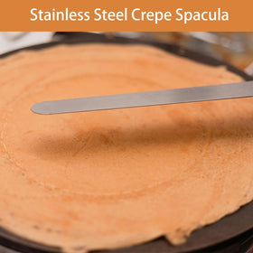 WINDESK Crepe Spreader & Spatula Kit — 12-inch Curved Offset Spatula, 7