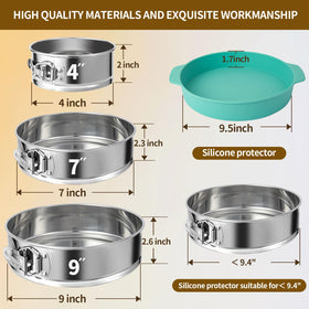 OYAOL 9-inch springform pan for large, restaurant-style cheesecakes