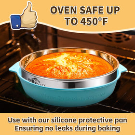 OYAOL silicone cheesecake pan protector guards edges during bake