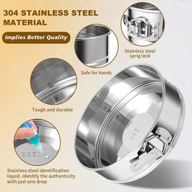OYAOL 304 stainless steel construction resists warping under high heat