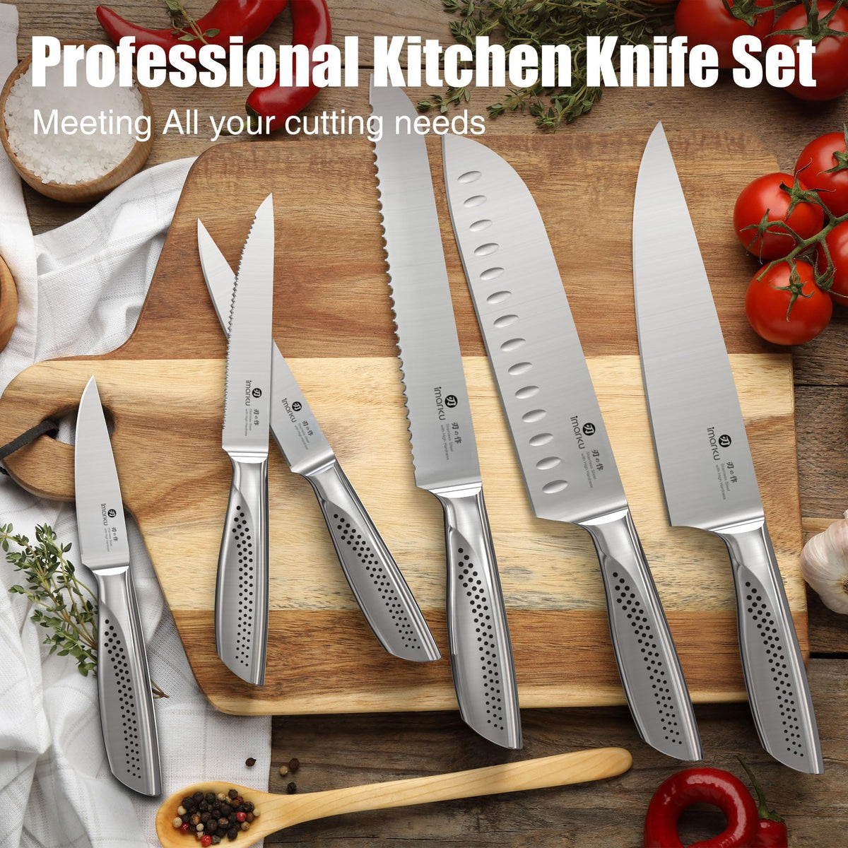 imarku 3.5-inch paring knife for detailed prep work