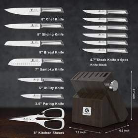 imarku 8-inch bread knife for clean, even crust cuts