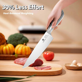 imarku 8-inch slicing knife ready for precise fruit and meat cuts