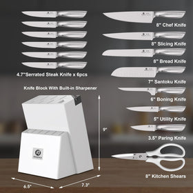 imarku 8-inch chef's knife for precise slicing