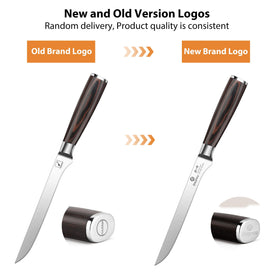 Imarku boning knife made with German stainless steel for corrosion resistance.