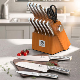 imarku 8-inch bread knife with serrated edge for smooth slicing