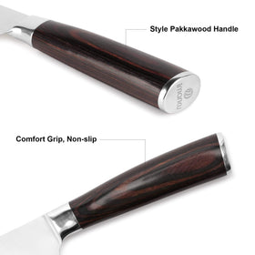 imarku bread knife polished blade resists sticking for quick cleanup
