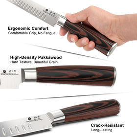 imarku Brisket Knife premium-grade steel handles heavy-duty carving tasks