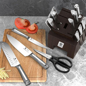 Imarku built-in sharpener enables easy blade maintenance.