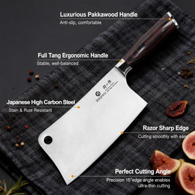 imarku cleaver resists rust for daily use