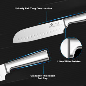 imarku high-carbon stainless steel resists rust and discoloration