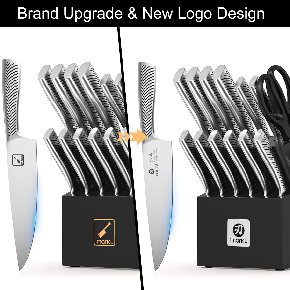 Imarku kitchen shears included for quick snips and versatile tasks.